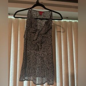 Sunny Leigh Black and White Dot Pattern Top